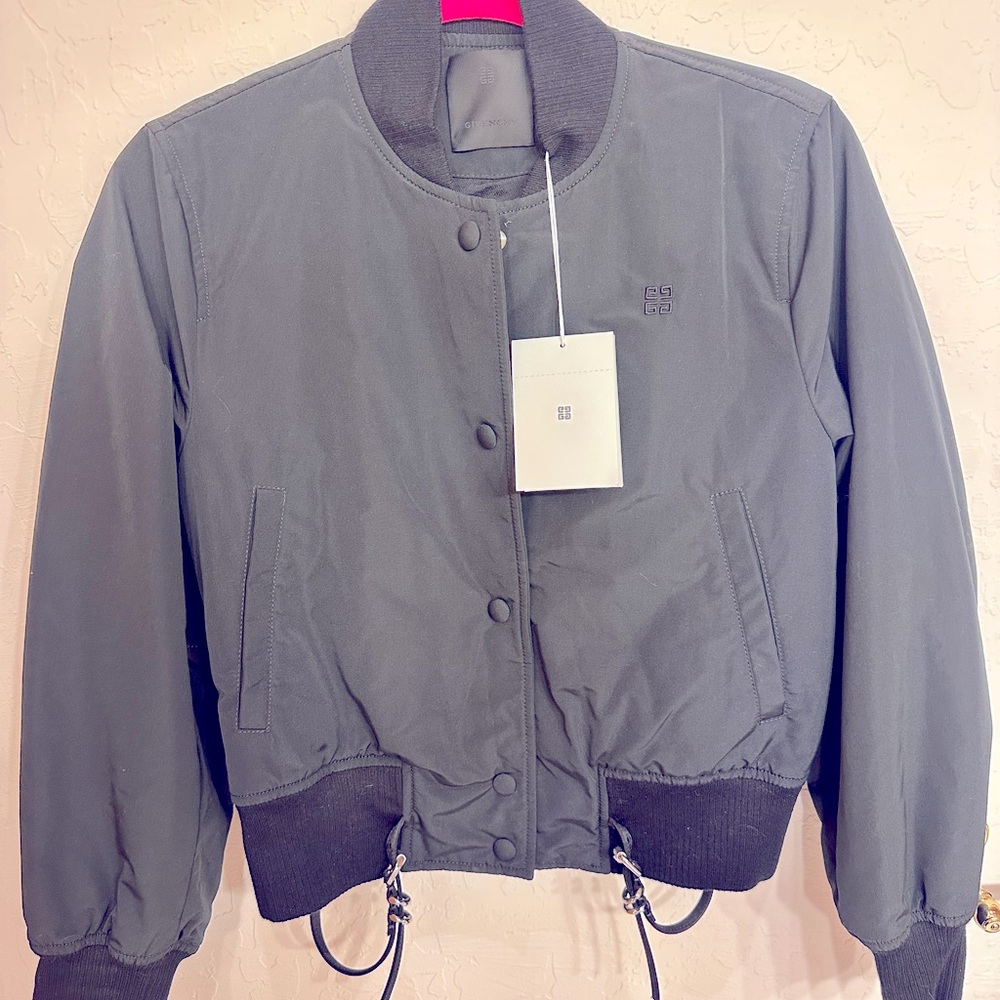 NWT Givenchy XS women’s bomber jacket.